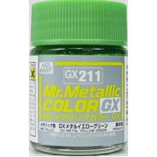 Mr. Metallic Color GX Metal Yellow Green 18 ml